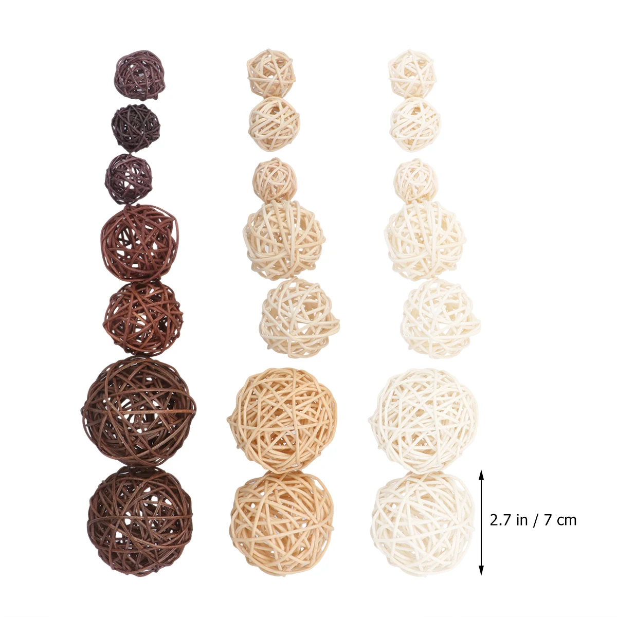 21pcs Vine Ball Photo Props Decorative Hanging Christmas Tree Ornaments Vintage DIY Craft Decorations for Home Parties
21pcs Vine Ball Photo Props Decorative Hanging Christmas Tree Ornaments Vintage DIY Craft Decorations for Home Parties