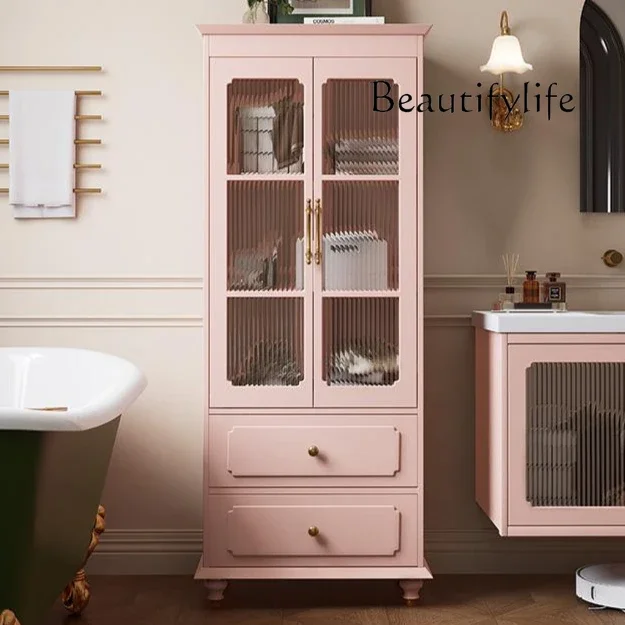 S French Cream Style Bathroom Side Cabinet Narrow Storage Washbasin Living Room Crevice Locker
S French Cream Style Bathroom Side Cabinet Narrow Storage Washbasin Living Room Crevice Locker
