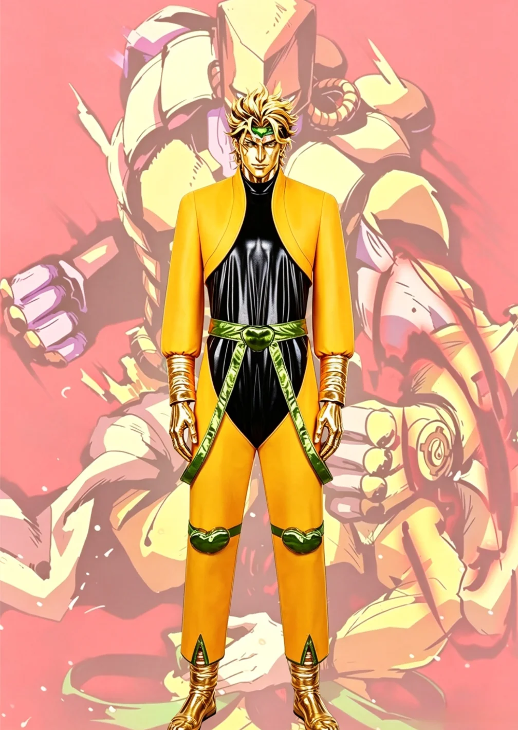 Unisex Full Set Yellow and Black Cosplay Costume with Headdress and Bracers for Halloween Cosplay Costume
Unisex Full Set Yellow and Black Cosplay Costume with Headdress and Bracers for Halloween Cosplay Costume