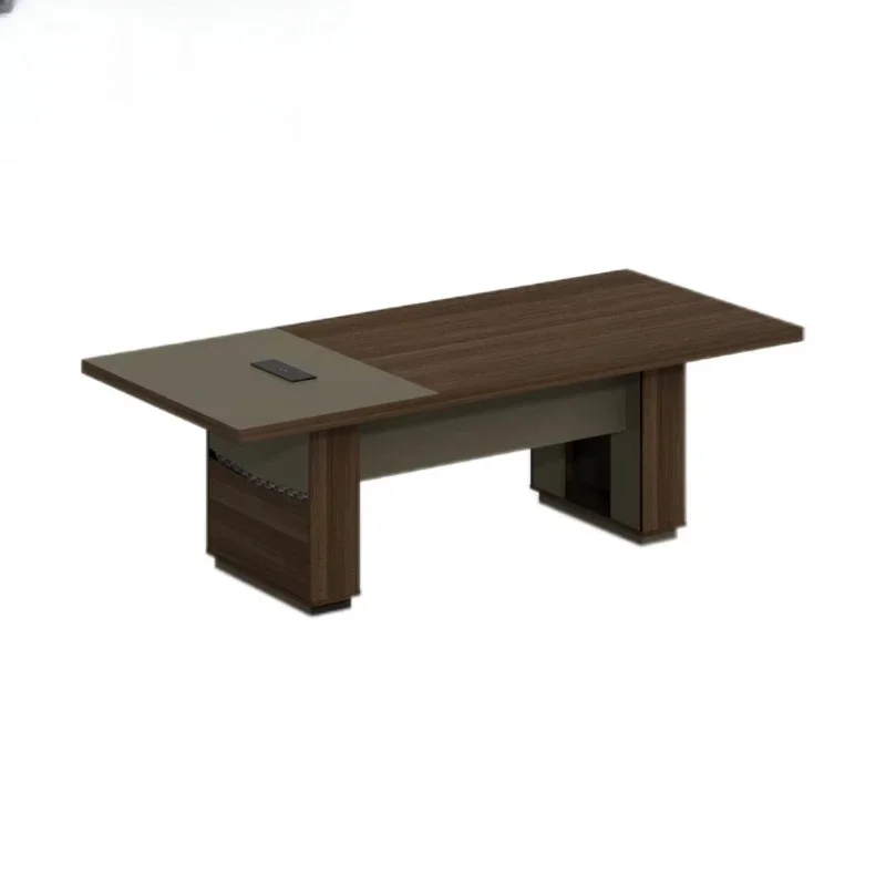 Luxury modern office conference table with solid wood panels and office veneers
Luxury modern office conference table with solid wood panels and office veneers