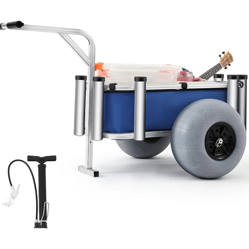 Authenticity guarantee.Fishing Cart Balloon Wheels Balloon Tire Surf Outdoor Heavy Duty Aluminum Fishing Rolling Wheel Wagon Bea
Authenticity guarantee.Fishing Cart Balloon Wheels Balloon Tire Surf Outdoor Heavy Duty Aluminum Fishing Rolling Wheel Wagon Bea