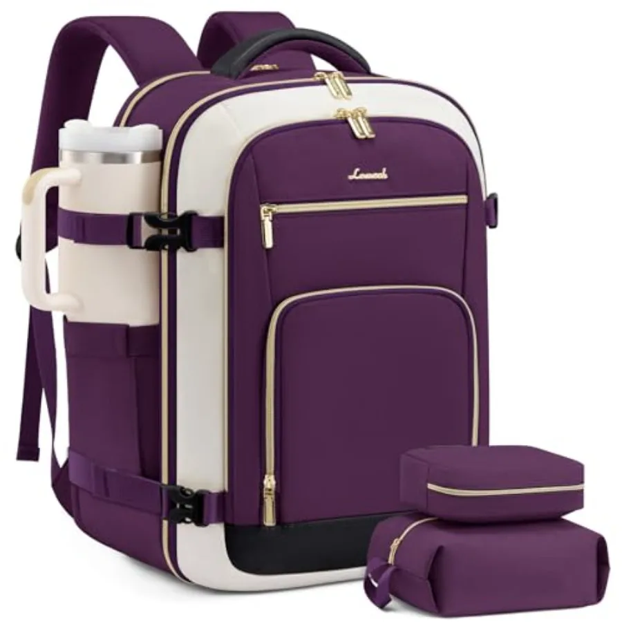 Carry On Travel Backpack For Women Flight Approved, 40L Personal Item Backpack Flight Approved, TSA Travel Bag Fit 17 Inch Lapt
Carry On Travel Backpack For Women Flight Approved, 40L Personal Item Backpack Flight Approved, TSA Travel Bag Fit 17 Inch Lapt