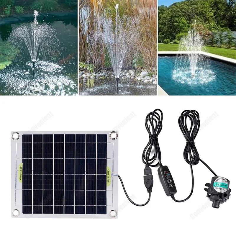 10W12V Double-sided Solar Power Generation Water Pump Solar Pond Pump Monocrystalline Solar Fountain For Bird Bath Fish Containe
10W12V Double-sided Solar Power Generation Water Pump Solar Pond Pump Monocrystalline Solar Fountain For Bird Bath Fish Containe