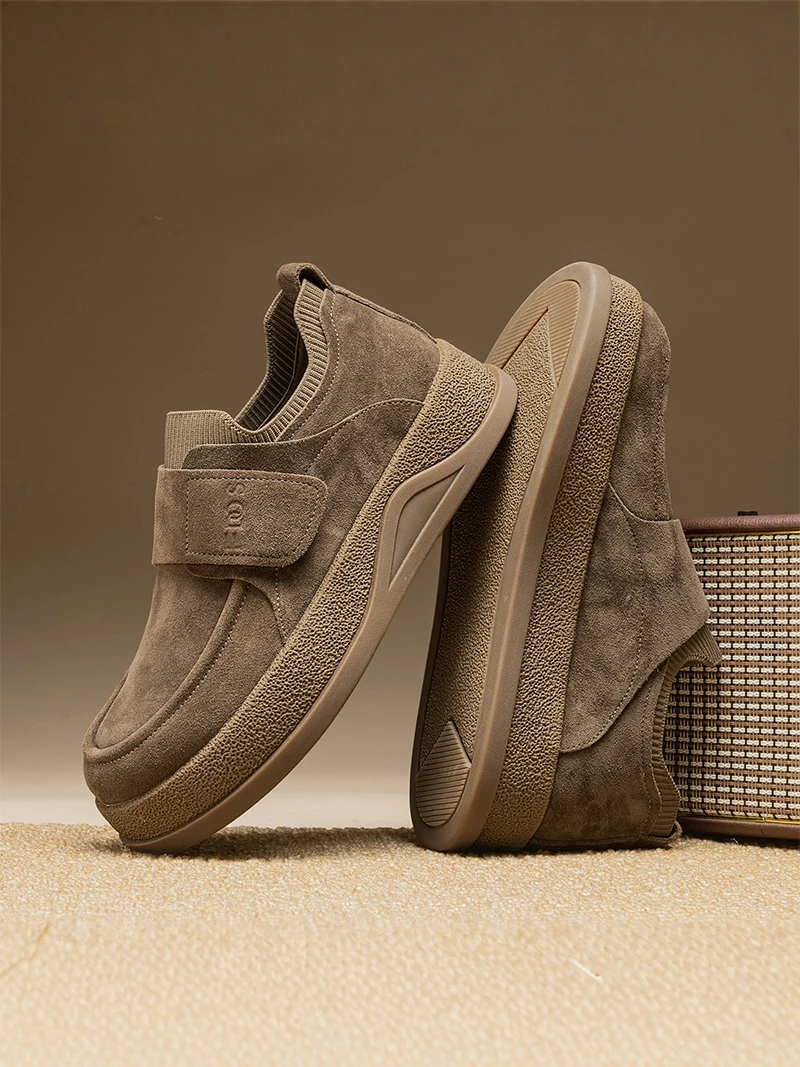 Men's Winter Casual Sports Soft Bot Heightening Driving Work Magic Patch Loers Bean oes Faionable Single...
Men's Winter Casual Sports Soft Bot Heightening Driving Work Magic Patch Loers Bean oes Faionable Single...