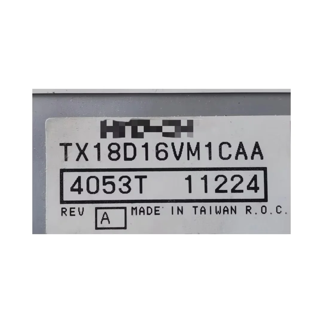 100% original TX18D16VM1CAA LCD display screen
100% original TX18D16VM1CAA LCD display screen