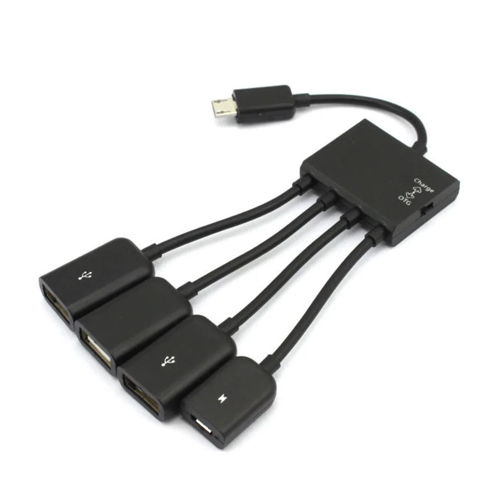1PC 4 Port Micro USB for Android Tablet Computer PC Power Charging OTG Hub Cable Connector Spliter High Quality Dropshipping
1PC 4 Port Micro USB for Android Tablet Computer PC Power Charging OTG Hub Cable Connector Spliter High Quality Dropshipping