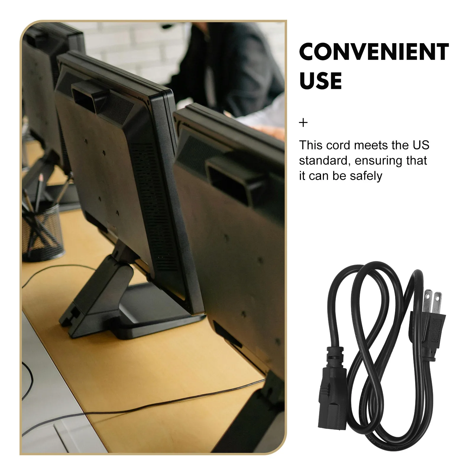 Power Cord 3-Prong Electric Cooker Cable Computer Rice Cooker PVC Replacement Home Appliance Plug Socket
Power Cord 3-Prong Electric Cooker Cable Computer Rice Cooker PVC Replacement Home Appliance Plug Socket