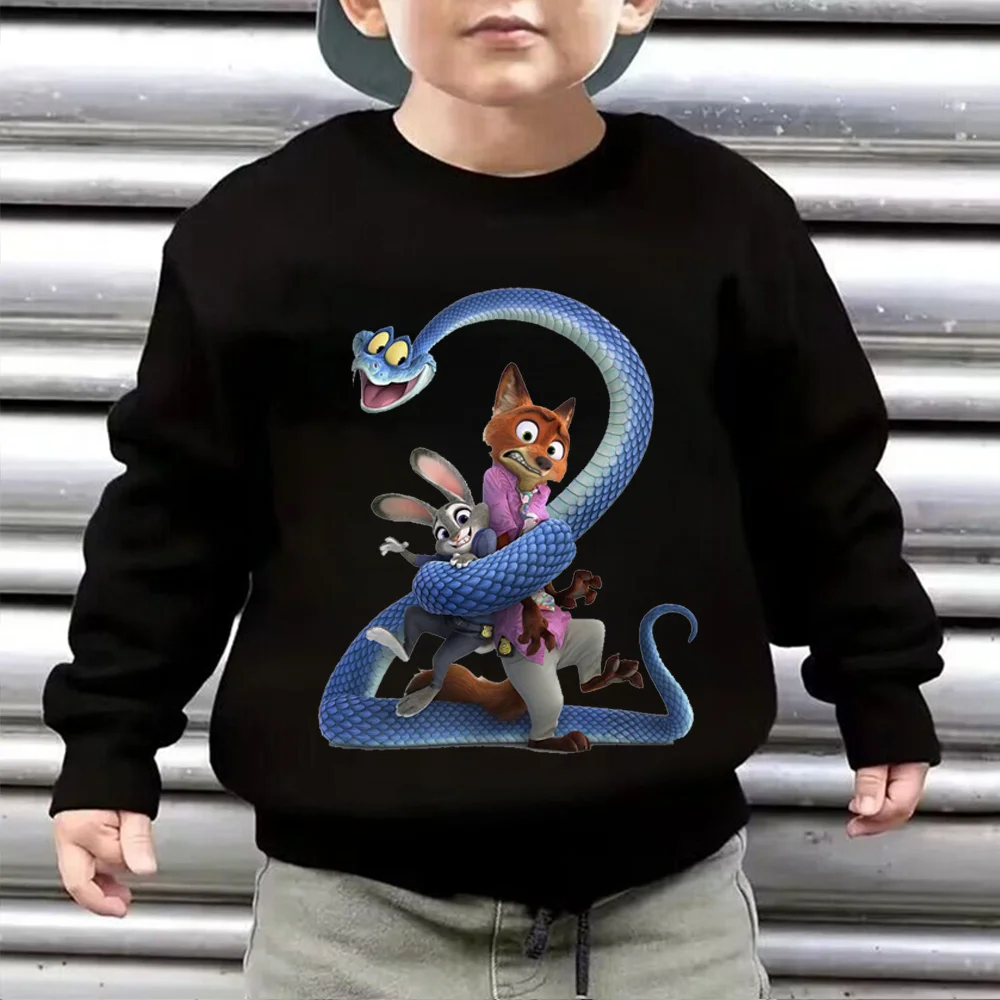 Disney's Zootopia 2 Print Pattern Round Neck Long Sleeved Sportswear For Teenagers In Autumn and Winter Casual Sportswear
Disney's Zootopia 2 Print Pattern Round Neck Long Sleeved Sportswear For Teenagers In Autumn and Winter Casual Sportswear