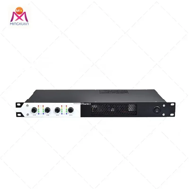 1U Digital Power Amplifier 4 Channels High Power Amplifier HIFI Stereo Amplifier
1U Digital Power Amplifier 4 Channels High Power Amplifier HIFI Stereo Amplifier