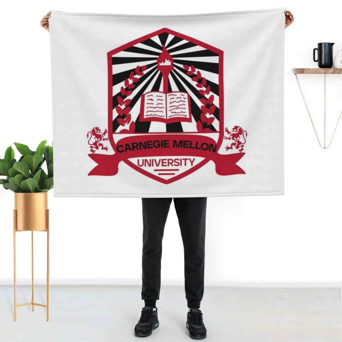 Carnegie Mellon Throw Blanket Soft Comfort Blanket for Reading Watching TV
Carnegie Mellon Throw Blanket Soft Comfort Blanket for Reading Watching TV