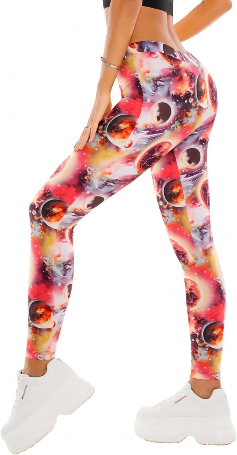 Women Printed Leggings Summer Pants Gym Leggings Women Yoga Pants Sexy High Waist Booty Lifting Leggings Pants 10 Se719b82dbae34af2b9b3134641aa5c712
