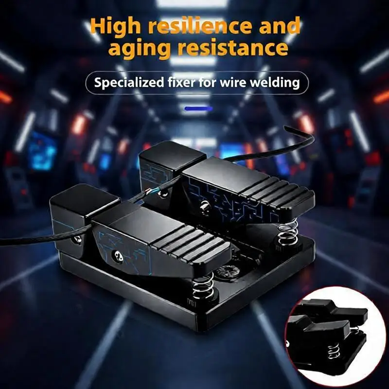 Многоцелевой регулируемый зажим для проводов вмещает провода диаметром 0,3–8 мм, подпружиненный текстурированными ручками для сварки и проектов «сделай сам»
Многоцелевой регулируемый зажим для проводов вмещает провода диаметром 0,3–8 мм, подпружиненный текстурированными ручками для сварки и проектов «сделай сам»