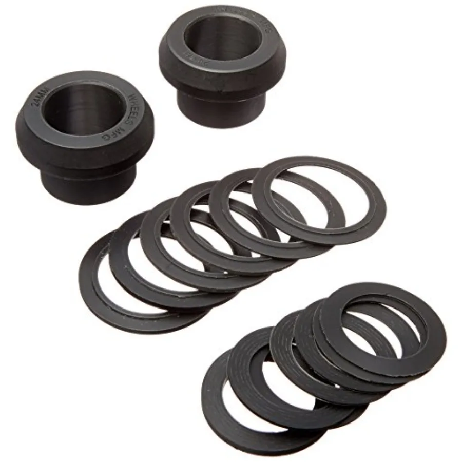 BB30/PF30 Universal Adapter for Shimano Cranks Black 24mm Compatible with Various Bicycles Durable Aluminum Construction Precis
BB30/PF30 Universal Adapter for Shimano Cranks Black 24mm Compatible with Various Bicycles Durable Aluminum Construction Precis