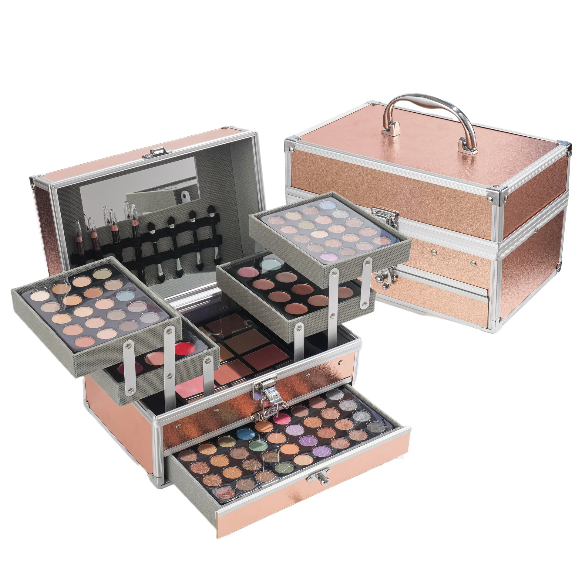Miss Rose Women Makeup Kit Gift Set Ultimate Color Combo Palette Eye Shadow Lip Gloss Blush Holiday Cosmetics
Miss Rose Women Makeup Kit Gift Set Ultimate Color Combo Palette Eye Shadow Lip Gloss Blush Holiday Cosmetics