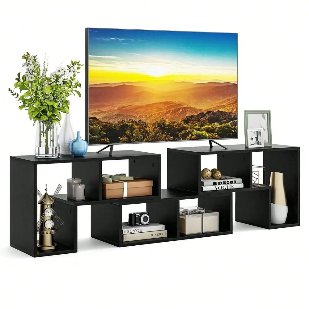 Pcs TV Stand For TVs To 65 Console Entertainment Center Bookcase Shelves White Brown Black Black Wood
Pcs TV Stand For TVs To 65 Console Entertainment Center Bookcase Shelves White Brown Black Black Wood