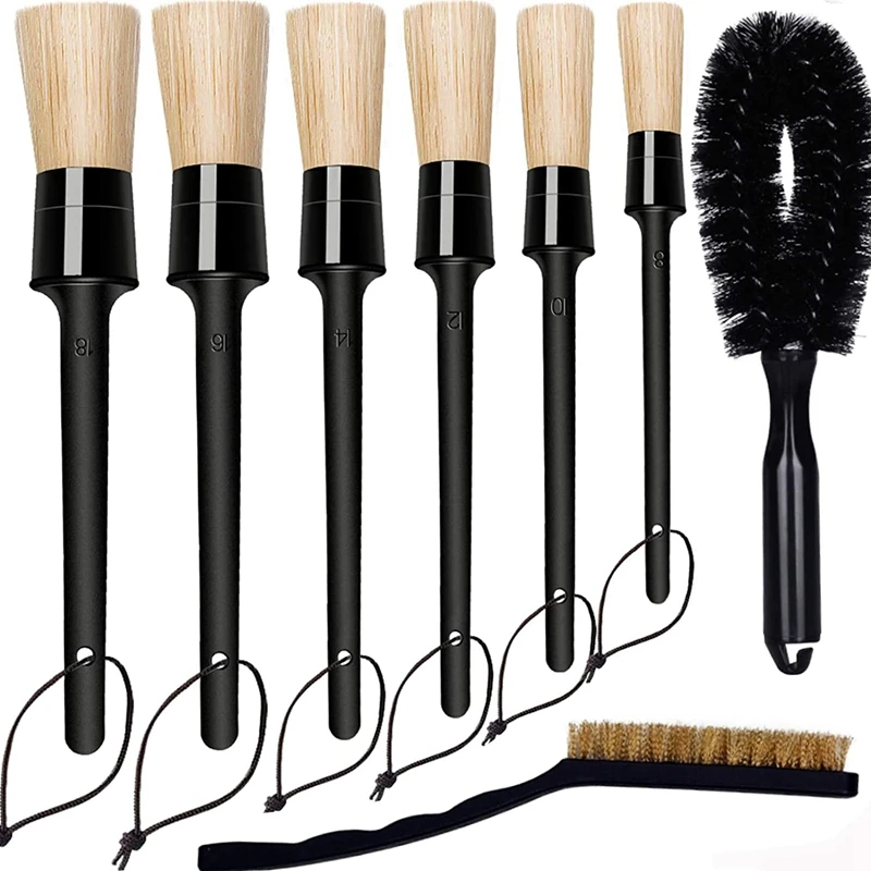 6 Pack Car Detailing Brush Set Detail Brush For Cleaning Car Automotive Vehicles Wheels Engine Console Dashboard
6 Pack Car Detailing Brush Set Detail Brush For Cleaning Car Automotive Vehicles Wheels Engine Console Dashboard