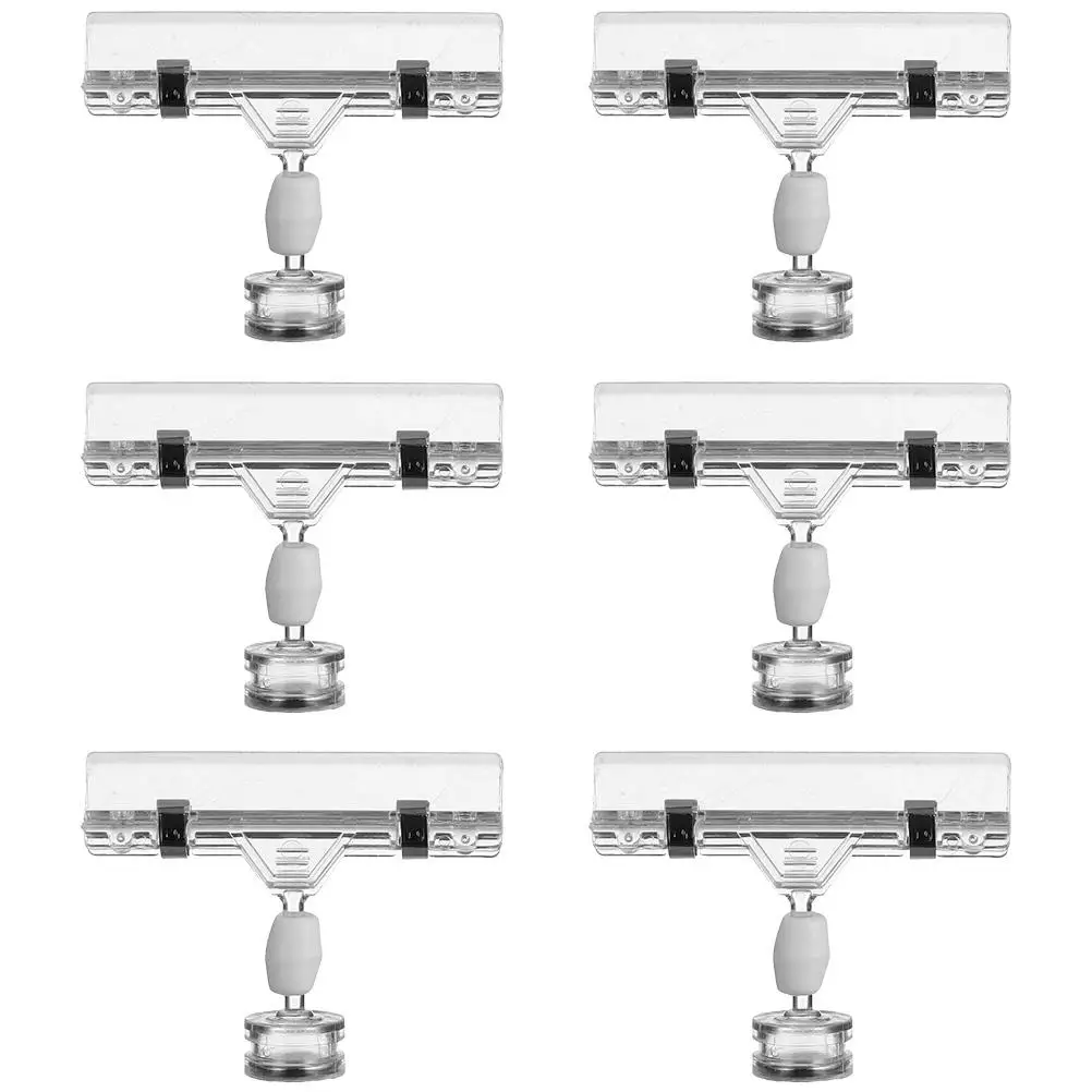 6 PCS Price Tag Holder Label Stand Display Clip Chalkboard Sign Clamp Shelf Clips
6 PCS Price Tag Holder Label Stand Display Clip Chalkboard Sign Clamp Shelf Clips
