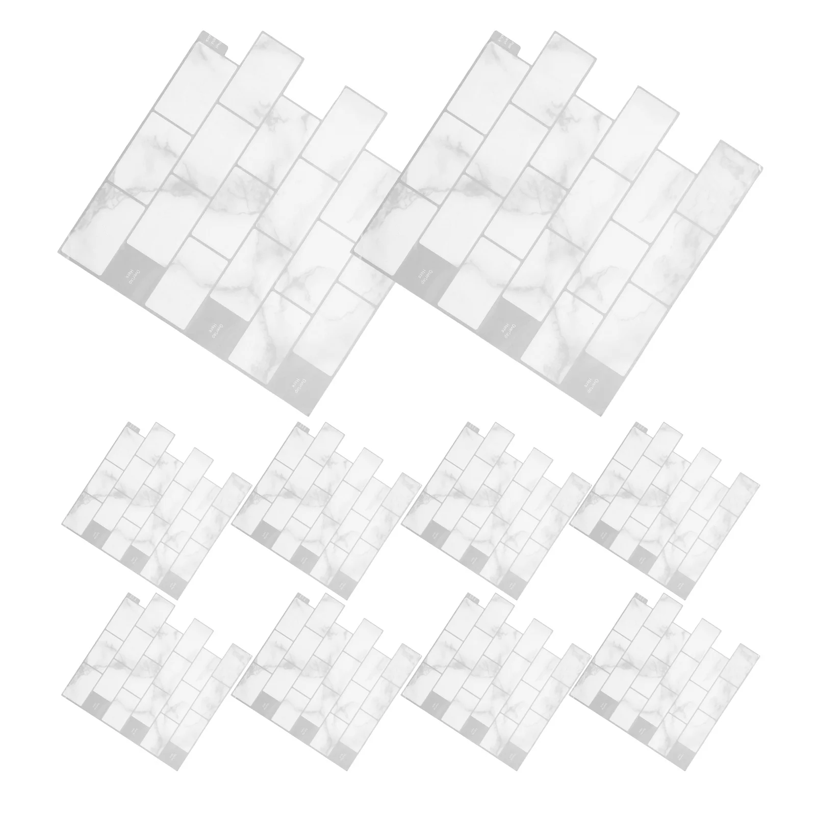 10 Sheets Peel and Stick Wall Tiles Waterproof Oilproof Self Adhesive Kitchen Backsplash Wallpaper Decorative Tile Stickers 
10 Sheets Peel and Stick Wall Tiles Waterproof Oilproof Self Adhesive Kitchen Backsplash Wallpaper Decorative Tile Stickers