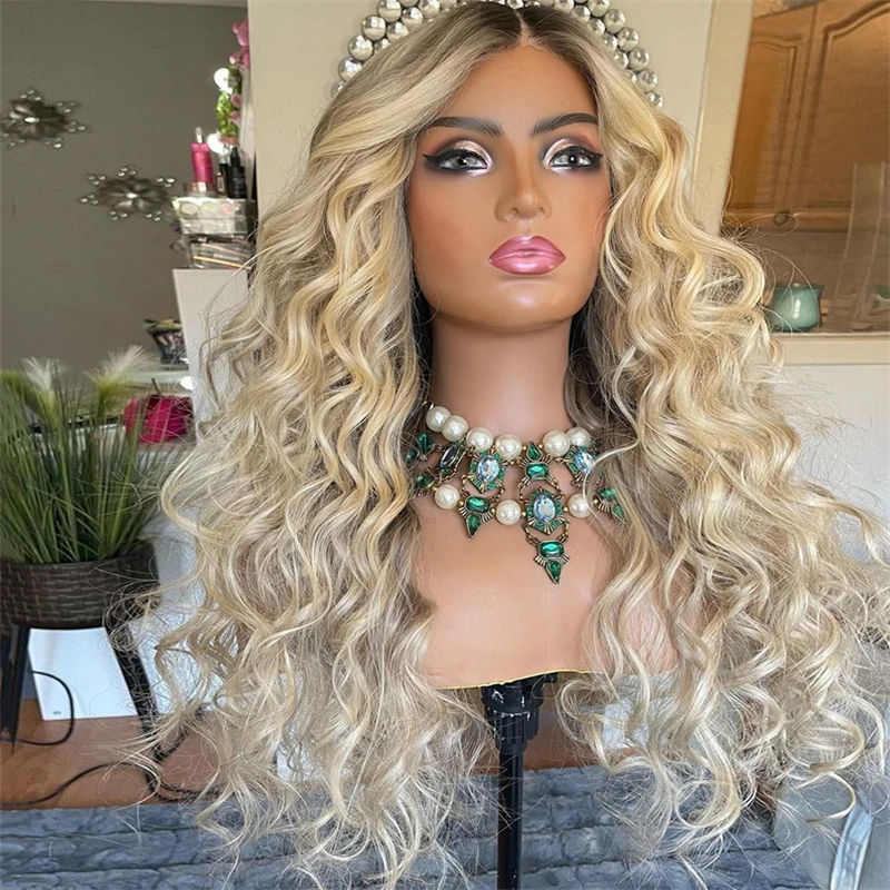 High Quality Cosplay Creamy Ash Blonde Balayage Kinky Curly Wig Premium Human Hair Blend Synthetic Invisible Lace Front Wig
High Quality Cosplay Creamy Ash Blonde Balayage Kinky Curly Wig Premium Human Hair Blend Synthetic Invisible Lace Front Wig