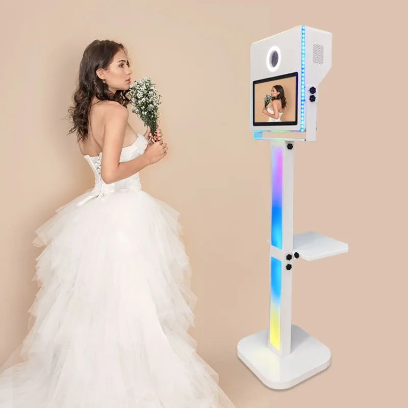 15.6 Inches Touch Screen Selfie Photo Booth Box Shell Mirror Photobooth Machine Full Body Photo Booth