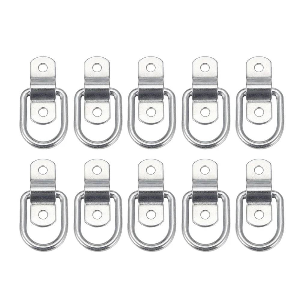 8 Pcs D-type Pull Rings Heavy Duty Stainless Steel Car Trailers Hooks Roof Anchor Tie Down D Rings for Trucks
8 Pcs D-type Pull Rings Heavy Duty Stainless Steel Car Trailers Hooks Roof Anchor Tie Down D Rings for Trucks