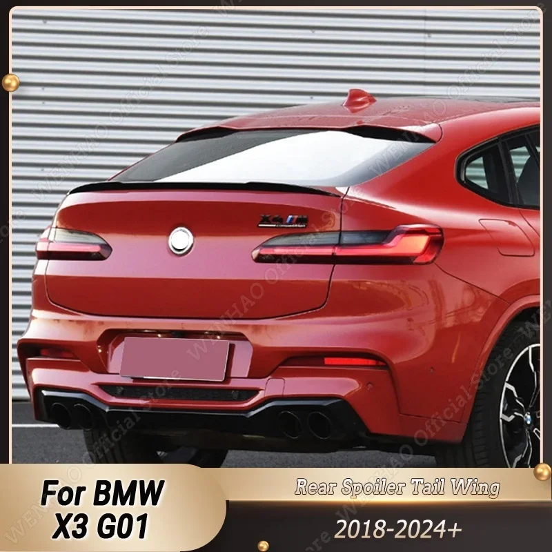 Car Rear Spoiler Lip Tail Wing For BMW X4 G02 2018-2024+ Trunk Lid Splitter Body Kits Modification Accessories Gloss Black ABS
Car Rear Spoiler Lip Tail Wing For BMW X4 G02 2018-2024+ Trunk Lid Splitter Body Kits Modification Accessories Gloss Black ABS