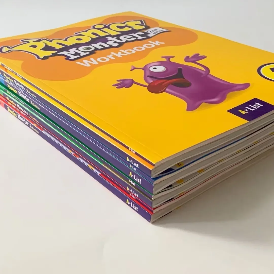 English Storybook For A Full Set Of Phonics Monster Children's English Textbooks 8 Volumes
English Storybook For A Full Set Of Phonics Monster Children's English Textbooks 8 Volumes