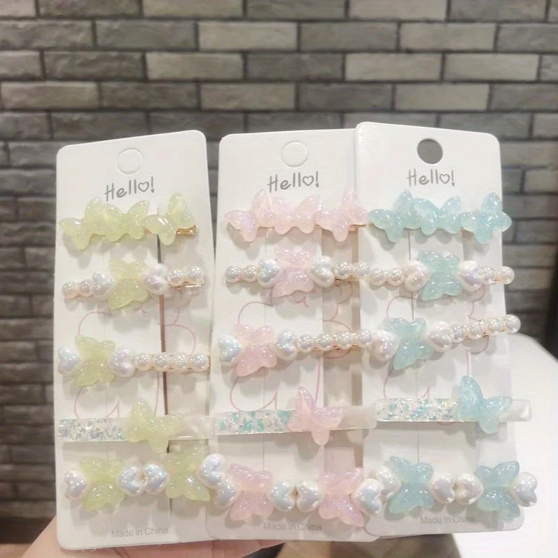 Spring Floral Hair Clips Set - Butterfly & Heart Resin Side Clips | Valentine's Day Hair Accessories for Girl Hair Accessoires
Spring Floral Hair Clips Set - Butterfly & Heart Resin Side Clips | Valentine's Day Hair Accessories for Girl Hair Accessoires