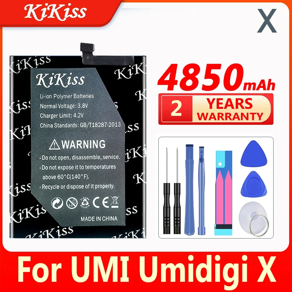 Аккумулятор KiKiss 4850 мАч для UMI Umidigi X, аккумулятор большой мощности, Новые запасные части, аксессуары для телефона, аккумуляторы
Аккумулятор KiKiss 4850 мАч для UMI Umidigi X, аккумулятор большой мощности, Новые запасные части, аксессуары для телефона, аккумуляторы