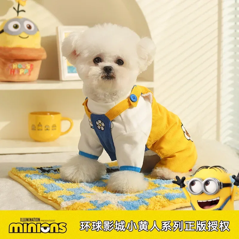 Minions overalls winter clothing teddy bear cute autumn winter puppy dog warm clothes pet
Minions overalls winter clothing teddy bear cute autumn winter puppy dog warm clothes pet