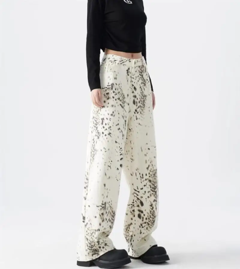 New Trendy Leopard-print Jeans for Women American Vintage All-match Wide Leg Pants Women Summer Fashion Popular Pants Women
New Trendy Leopard-print Jeans for Women American Vintage All-match Wide Leg Pants Women Summer Fashion Popular Pants Women
