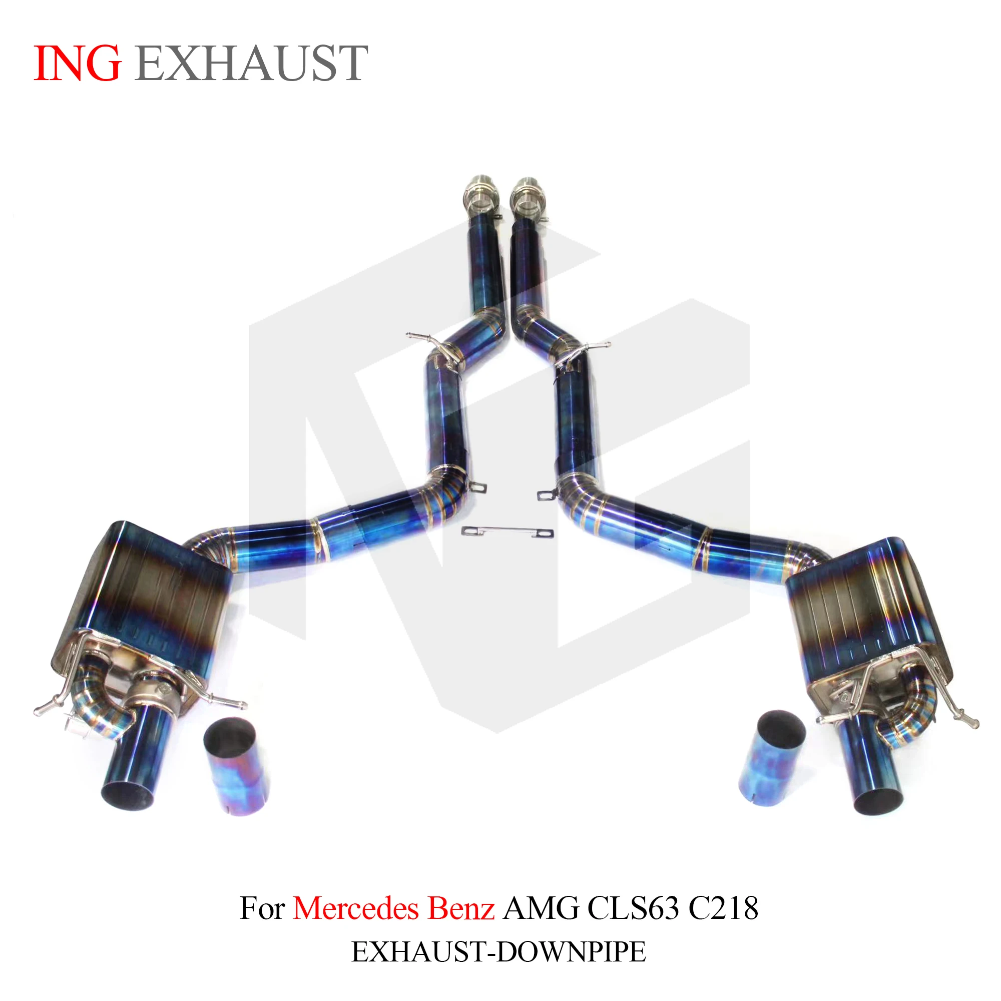 ING Titanium AlloY Catback Remote Valve Muffler for Mercedes Benz AMG CLS63 c218 5.5T Race Escape Exhaust diy Performance System
ING Titanium AlloY Catback Remote Valve Muffler for Mercedes Benz AMG CLS63 c218 5.5T Race Escape Exhaust diy Performance System