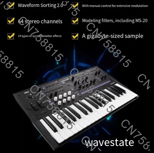 MINILOGUE-XD WAVESTATE 37 key 4 polyphonic 16 step programming analog synthesizer
MINILOGUE-XD WAVESTATE 37 key 4 polyphonic 16 step programming analog synthesizer