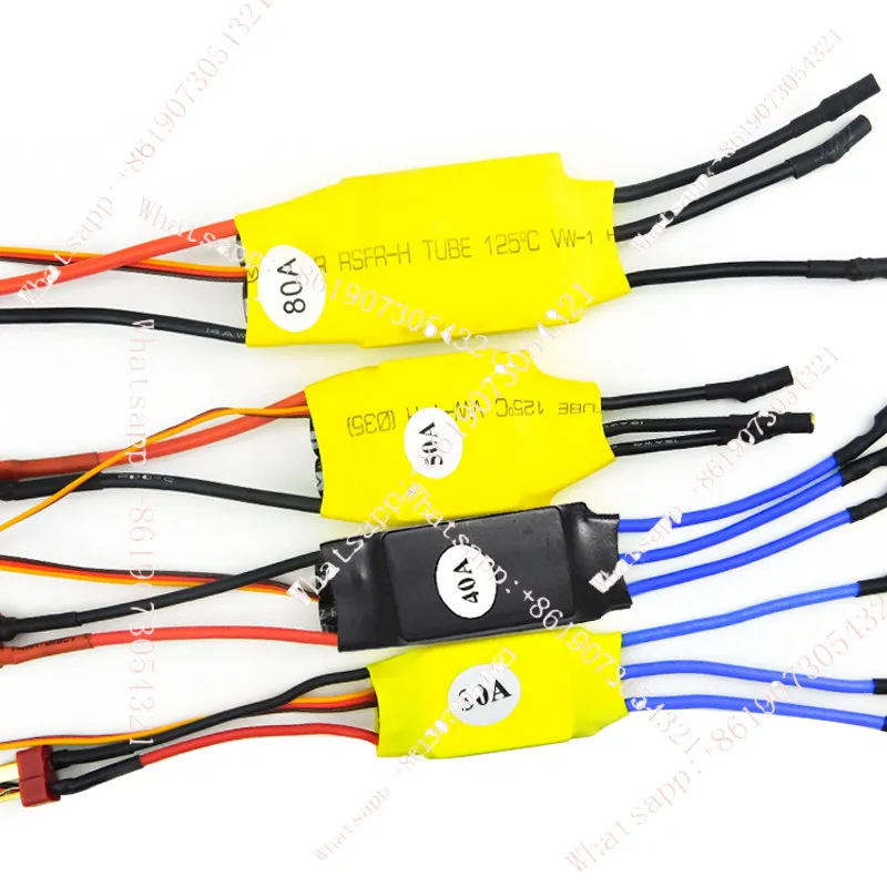 Brushless ESC HW10A/20A/HW30A/HW40A/50A/70A/80A Electronic Governor
Brushless ESC HW10A/20A/HW30A/HW40A/50A/70A/80A Electronic Governor