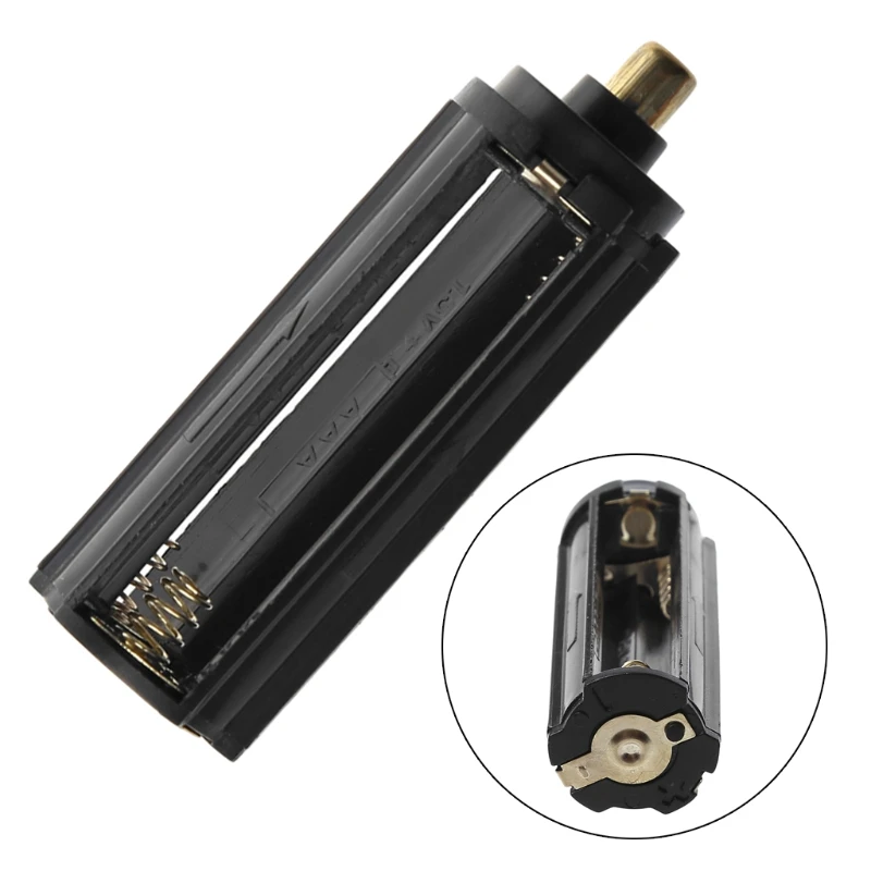 Cylindrical Type Plastic Battery Holder For 3x AAA To 18650 Battery Converter
Cylindrical Type Plastic Battery Holder For 3x AAA To 18650 Battery Converter