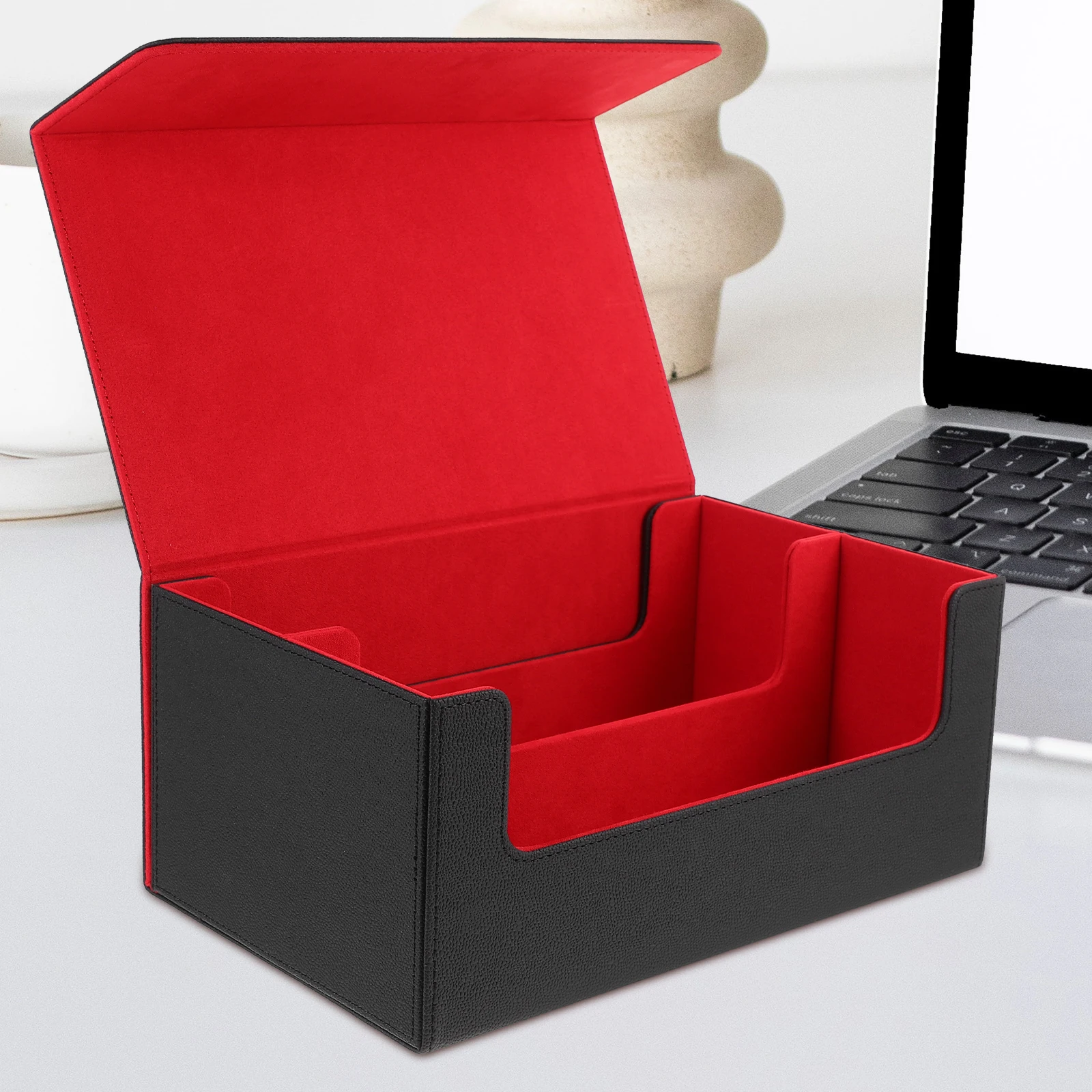 Magnetic Closure Card Storage Box PU Material For Sports Game Trading Cards ganizer Holder Container
Magnetic Closure Card Storage Box PU Material For Sports Game Trading Cards ganizer Holder Container