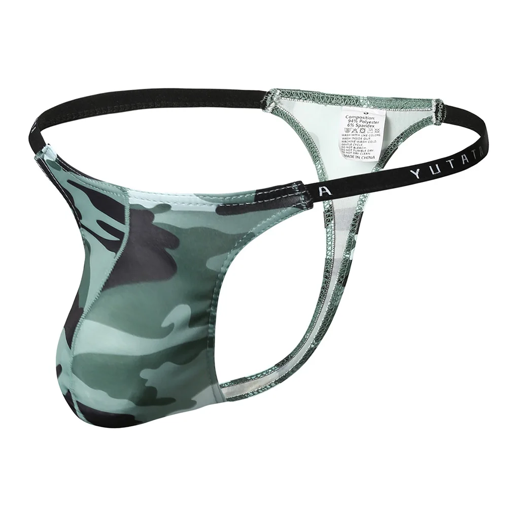 1pc Mens Sexy Camouflage Printed Briefs G-strings Low Rise Underwear Thin Soft Thongs Panties Man T-back
1pc Mens Sexy Camouflage Printed Briefs G-strings Low Rise Underwear Thin Soft Thongs Panties Man T-back