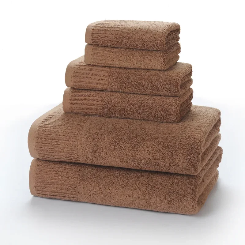 3Pcs Brown Towel Set for Adult 100% Cotton Soft Jacquard Solid Color Hand Face Bath Towels Thick Absorbent Summer Beach Towel
3Pcs Brown Towel Set for Adult 100% Cotton Soft Jacquard Solid Color Hand Face Bath Towels Thick Absorbent Summer Beach Towel