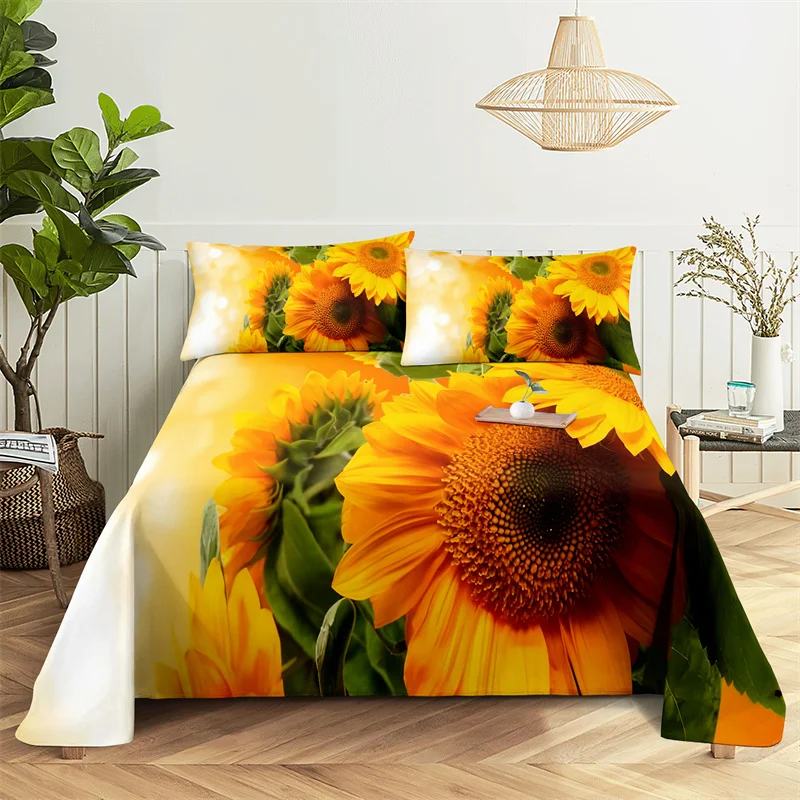 Sunflower Queen Sheet Set Kid's Girl Room Flower Bedding Set Bed Sheets and Pillowcases Bedding Flat Sheet Bed Sheet Set
Sunflower Queen Sheet Set Kid's Girl Room Flower Bedding Set Bed Sheets and Pillowcases Bedding Flat Sheet Bed Sheet Set