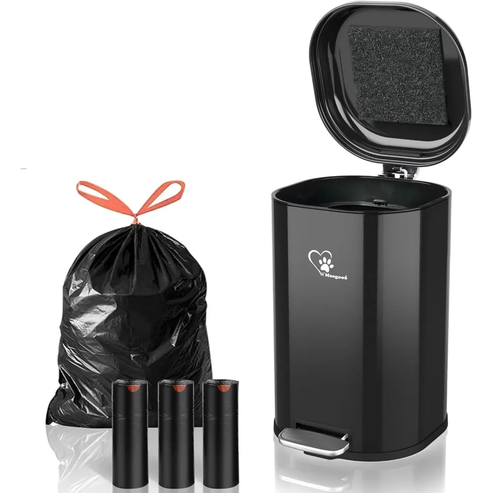 Dog Poop Trash Can Outsides, 18L/4.76 Gal Portable Waste Bin with Lid and Removable Inner Odor Control for Indoor Outdoor Dog Wa
Dog Poop Trash Can Outsides, 18L/4.76 Gal Portable Waste Bin with Lid and Removable Inner Odor Control for Indoor Outdoor Dog Wa