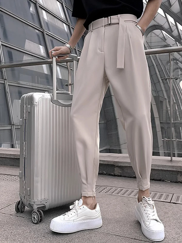 Naples Men's Casual Ice Silk West Pants Summer Thin Nine Points Cuffed Trousers Faionable Urban Sle Youth Leisure Pure Color
Naples Men's Casual Ice Silk West Pants Summer Thin Nine Points Cuffed Trousers Faionable Urban Sle Youth Leisure Pure Color