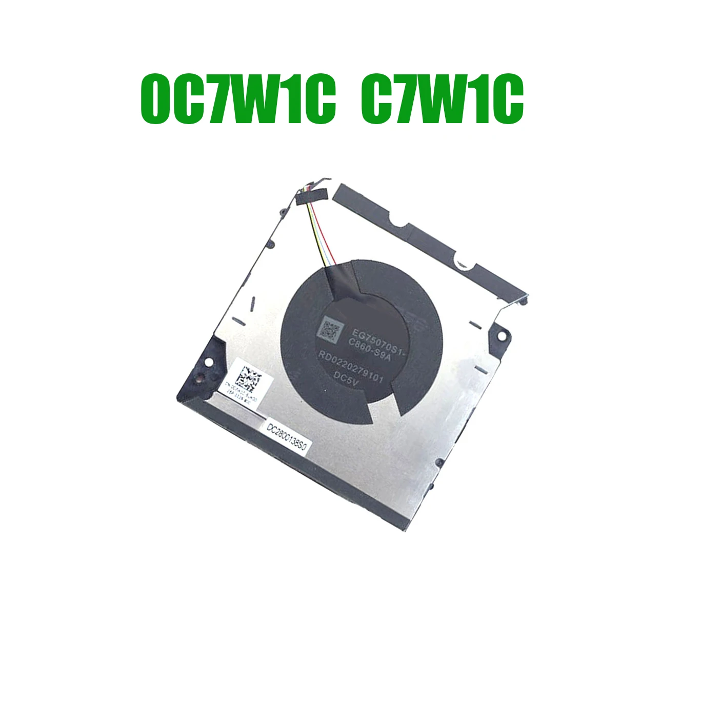 Laptop Fan For DELL For Precision 5680 Fit ADA 0C7W1C C7W1C EG75070S1-C860-S9A DC2800138S0 BAPA0810R5HY011 DC2800138VL DC5V 4Pin
Laptop Fan For DELL For Precision 5680 Fit ADA 0C7W1C C7W1C EG75070S1-C860-S9A DC2800138S0 BAPA0810R5HY011 DC2800138VL DC5V 4Pin