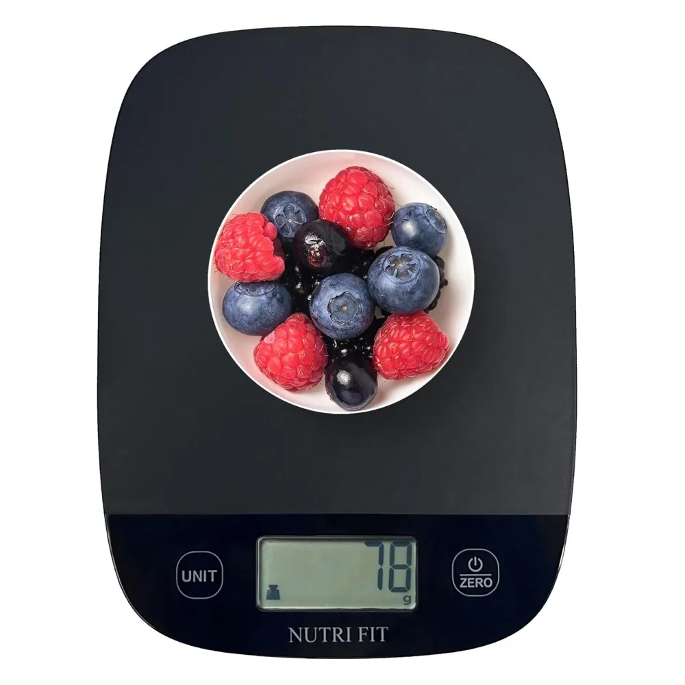 Digital Kitchen Food Scale Ultra Slim Smart Design with Precise 0.1 oz and 1g Measurements for Baking Cooking Coffee Meal Prep Weight Loss Keto Diet High Accuracy Gram and Ounce Electronic Scale with Tare Function
Digital Kitchen Food Scale Ultra Slim Smart Design with Precise 0.1 oz and 1g Measurements for Baking Cooking Coffee Meal Prep Weight Loss Keto Diet High Accuracy Gram and Ounce Electronic Scale with Tare Function