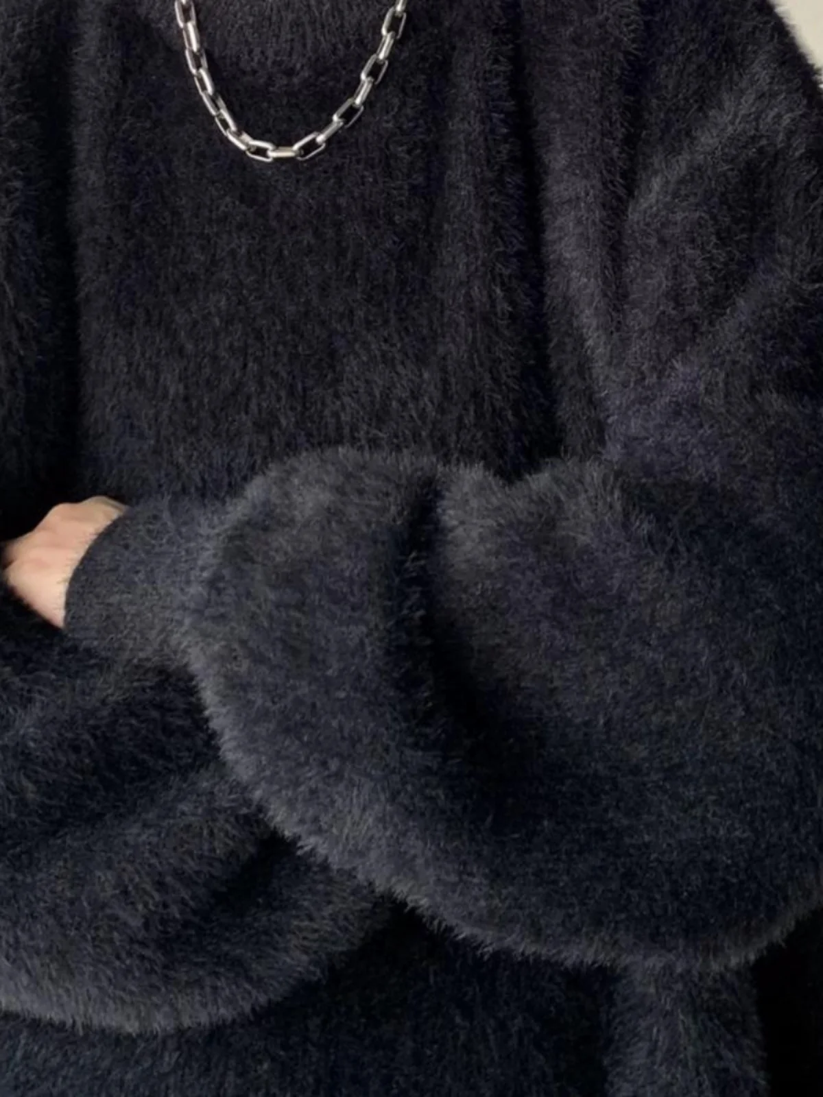 Мужской свитер Camere Thiened Round Ne, вязаный свободный крой, повседневная зимняя верхняя одежда, классический американский ретро, ленивый Sle
Мужской свитер Camere Thiened Round Ne, вязаный свободный крой, повседневная зимняя верхняя одежда, классический американский ретро, ленивый Sle