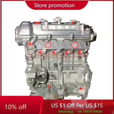 Длинный блок двигателя G4FJ G4FJ 1.6T для Hyundai KIA Optima K5 KX3 Elantra Sonata Tucson Sportage QL 1.6L 
Длинный блок двигателя G4FJ G4FJ 1.6T для Hyundai KIA Optima K5 KX3 Elantra Sonata Tucson Sportage QL 1.6L