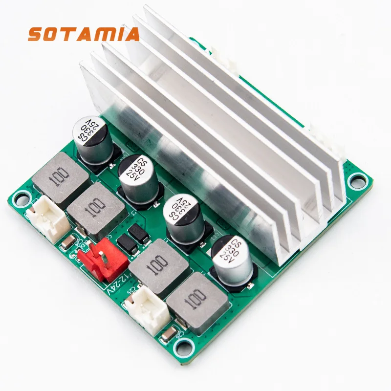 SOTAMIA TPA3116D2 Плата цифрового усилителя мощности, двухканальный аудиомодуль высокой мощности 100 Вт + 100 Вт
SOTAMIA TPA3116D2 Плата цифрового усилителя мощности, двухканальный аудиомодуль высокой мощности 100 Вт + 100 Вт