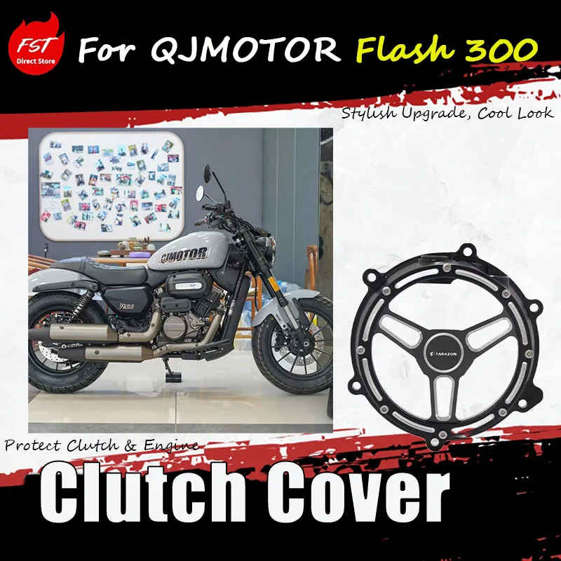 For QJMOTOR Flash 300, install the transparent clutch cover air filter transparent clutch cover accessory
For QJMOTOR Flash 300, install the transparent clutch cover air filter transparent clutch cover accessory