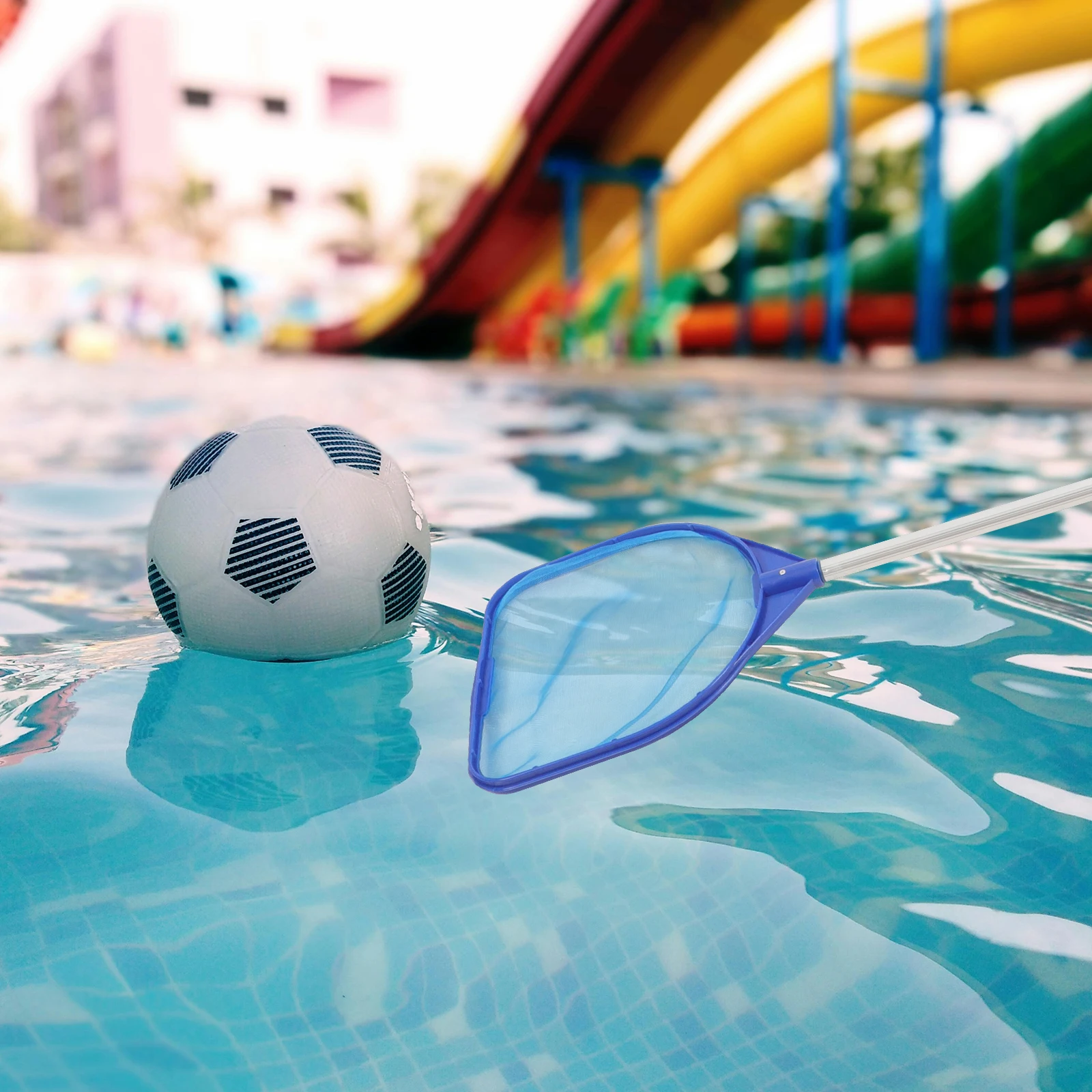 Shallow Water Leaf Net Extendable Pool Cleaning Tool For Swimming Pool Pond Fine Mesh Skimmer Rake Lightweight Durable 
Shallow Water Leaf Net Extendable Pool Cleaning Tool For Swimming Pool Pond Fine Mesh Skimmer Rake Lightweight Durable