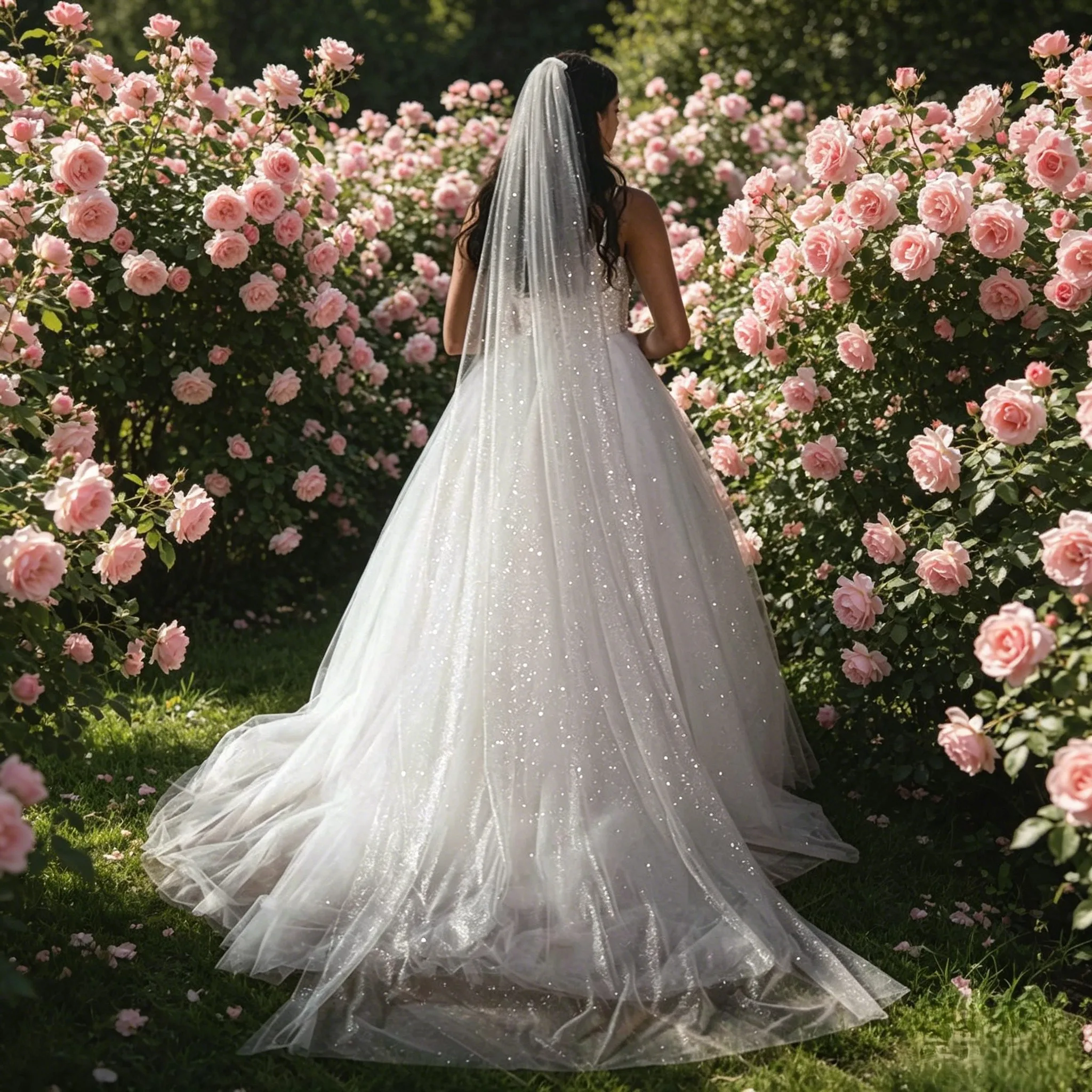 Elegant 3 Meters Glitter Tulle Cathedral Wedding Veil with Comb 1 Layer Bridal Veil Luxurious Hair Accessories G101
Elegant 3 Meters Glitter Tulle Cathedral Wedding Veil with Comb 1 Layer Bridal Veil Luxurious Hair Accessories G101