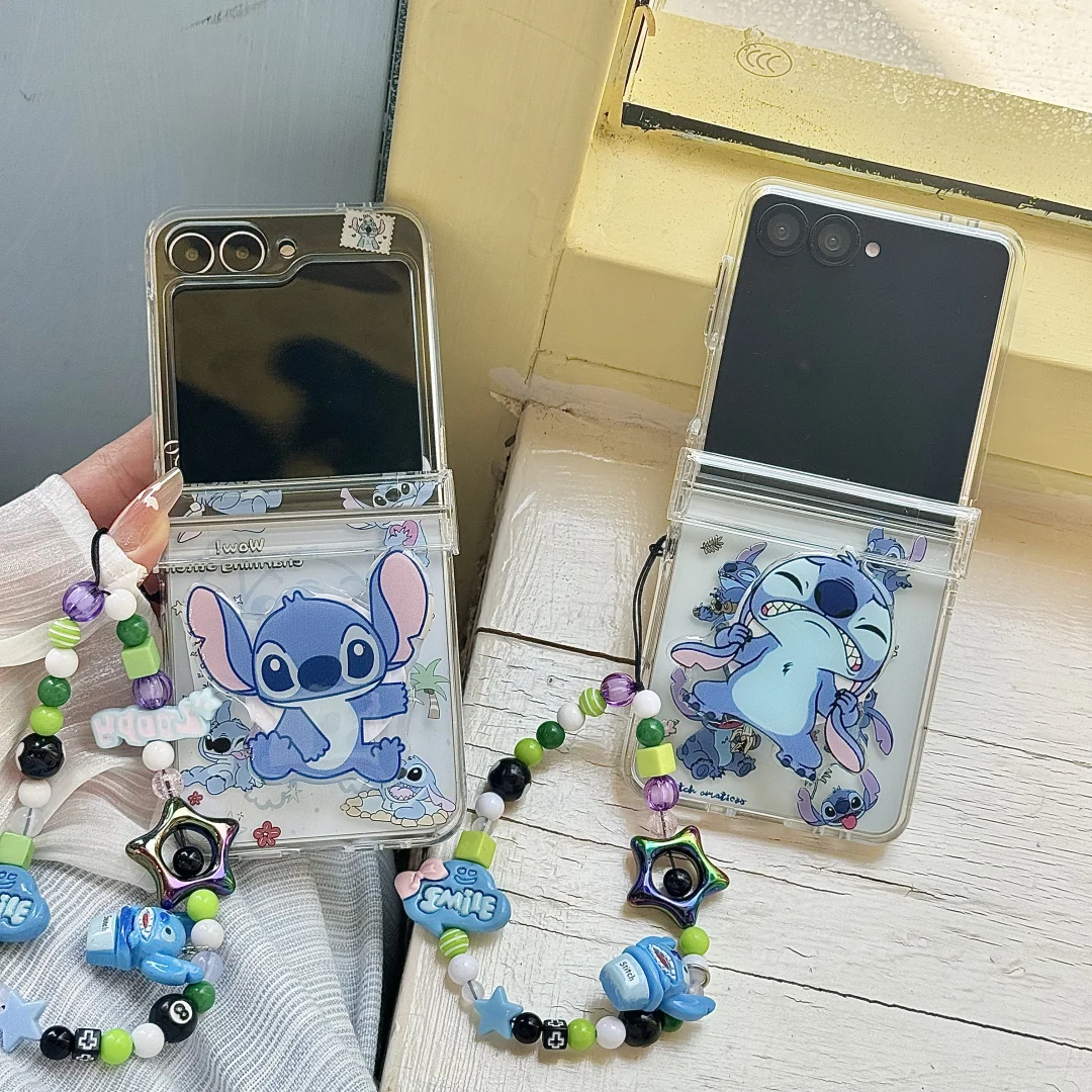 Luxury Cute Cartoon Naughty Stitch Phone Case For Samsung Galaxy Z Flip 7 FE 6 5 4 3 Hard PC Clear Cover With Lanyard and holder
Luxury Cute Cartoon Naughty Stitch Phone Case For Samsung Galaxy Z Flip 7 FE 6 5 4 3 Hard PC Clear Cover With Lanyard and holder